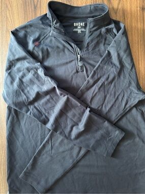 Rhone Quarter Zip Performance Pullover Black Men’s Medium